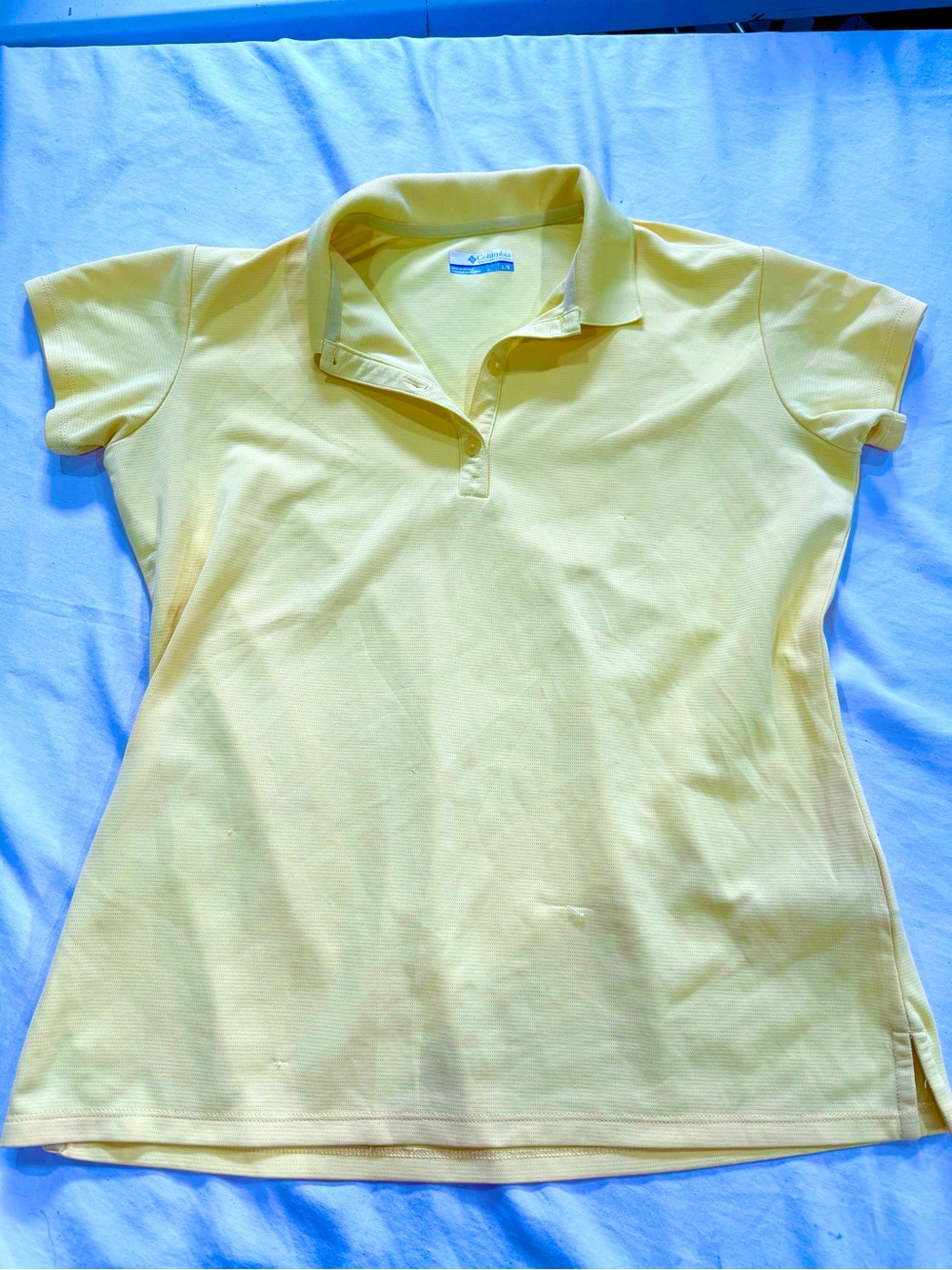 Columbia Women’s Pale Yellow Polo Shirt